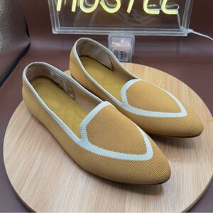 Birdies Mustard Yellow Flats with Cream Accents